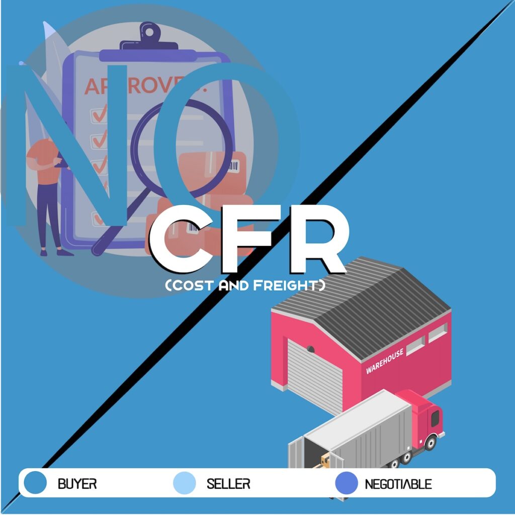 CFR - COST AND FREIGHT - INCOTERMS - 5 CONTINENT LOGISTICS SPAIN